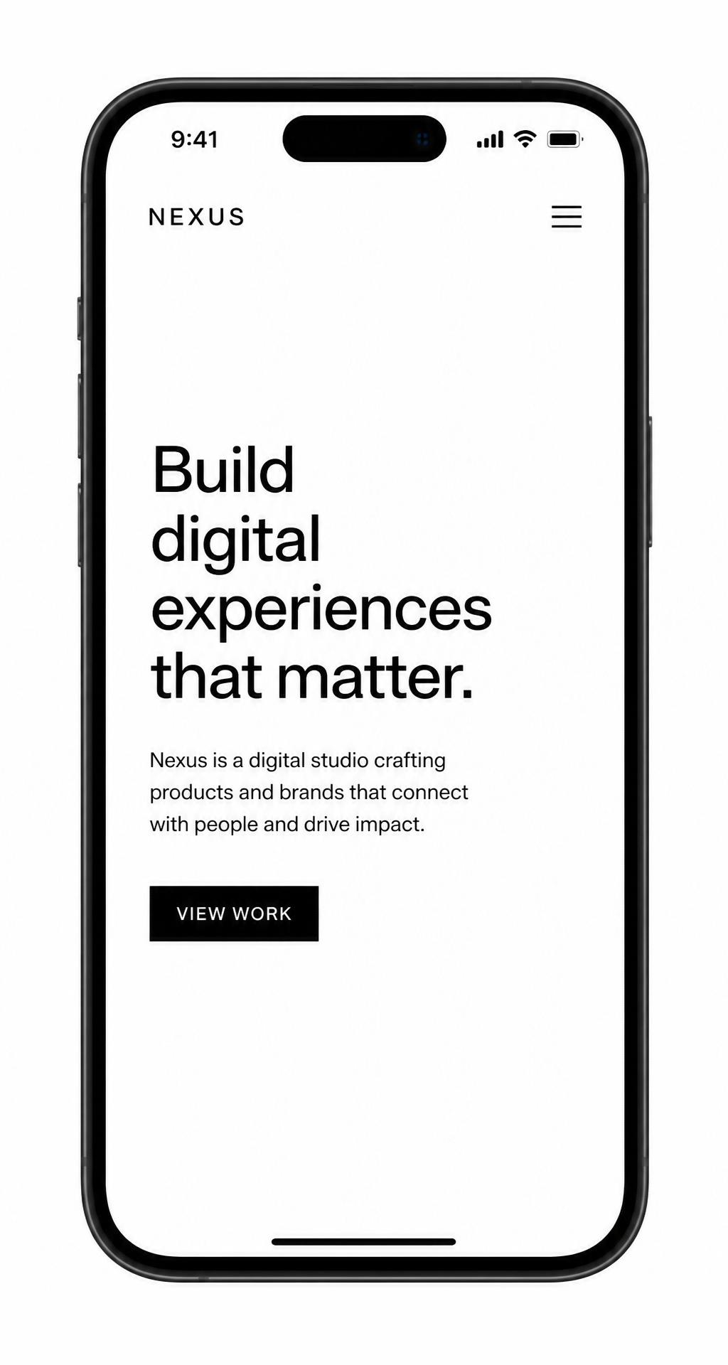 Mockup de Marca Norte en un iPhone